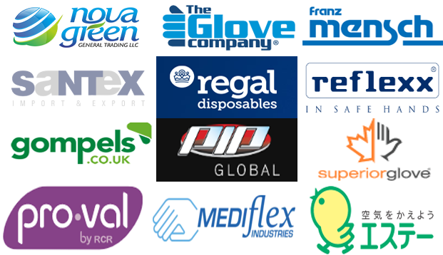 some famous distributors of disposable gloves